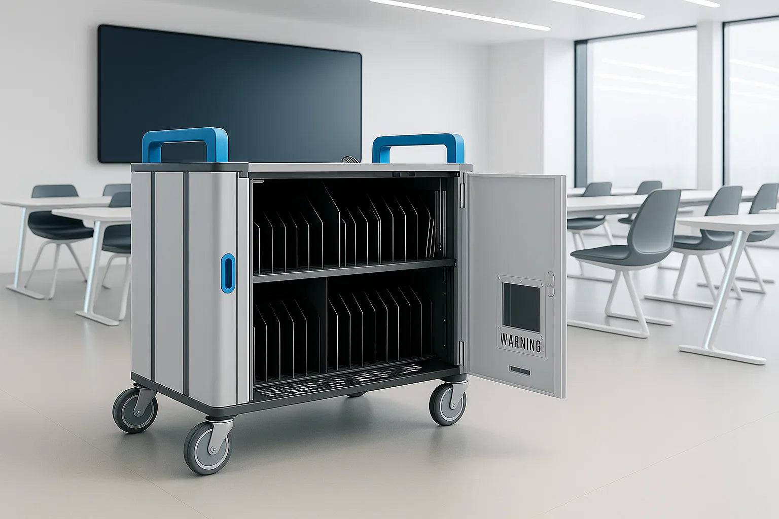 Why Every School Needs a Laptop Charging Station Cart in 2025