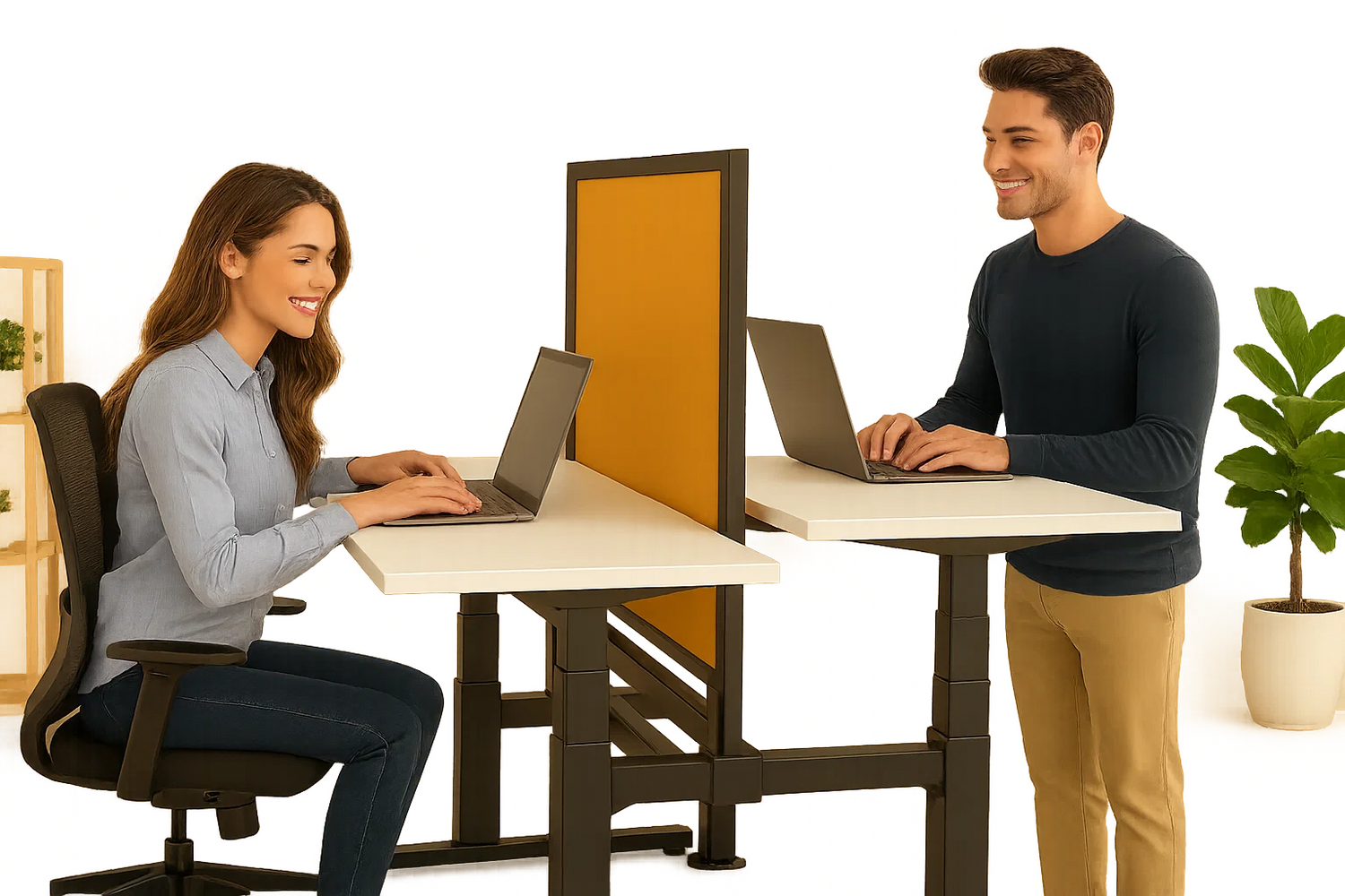 Small Changes, Big Gains: How Sit-Stand Desks Improve Employee Morale