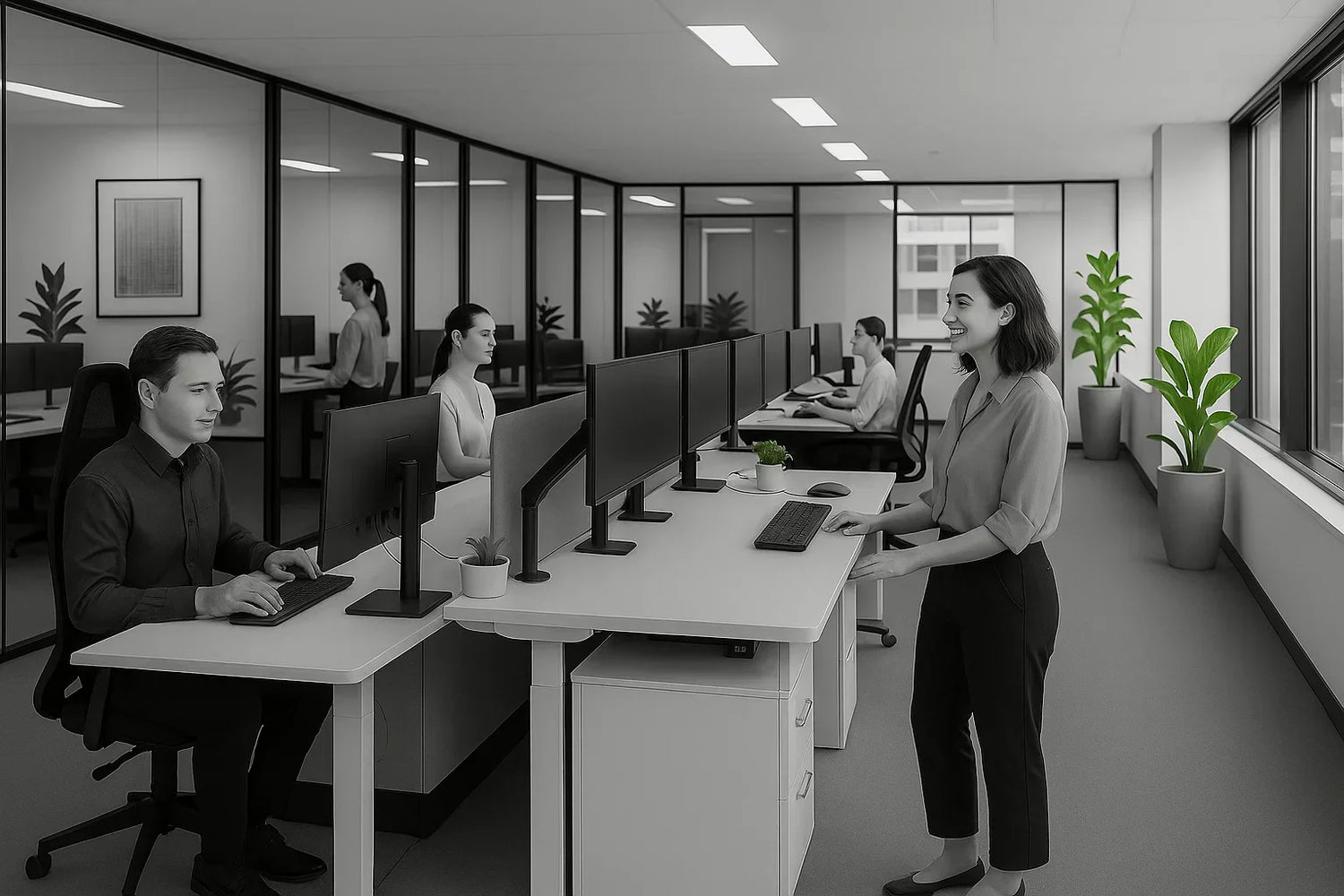 Sit-Stand Desks for Government Offices: Compliance Meets Comfort
