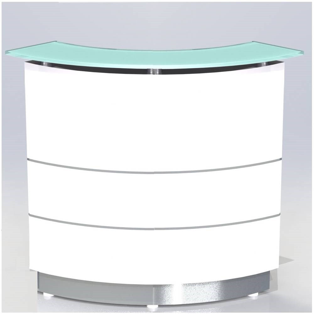 Polaris Reception Counter Gloss White