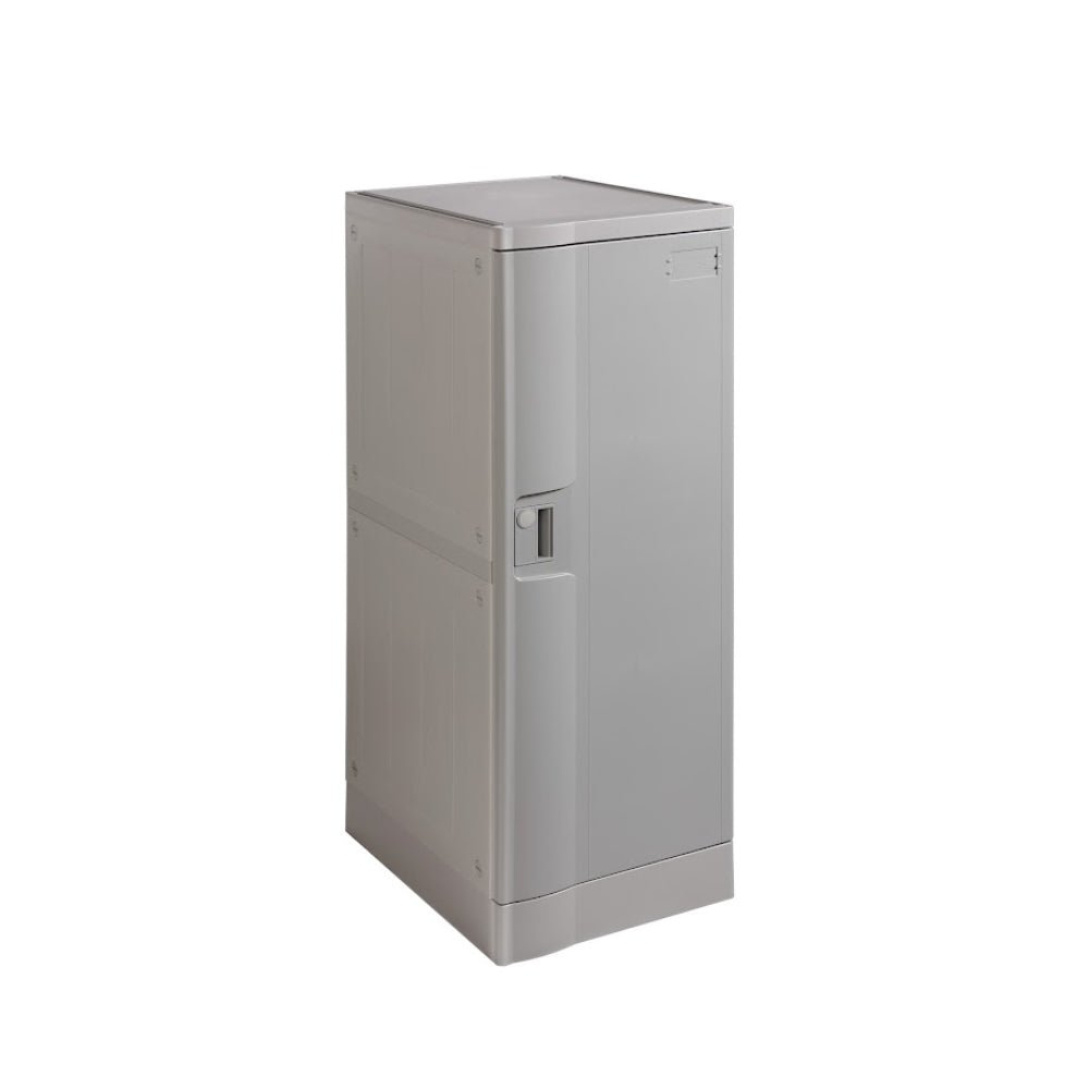 ABS Plastic Locker 1 Door Grey 380x500x1010mm - Office Furniture Designs