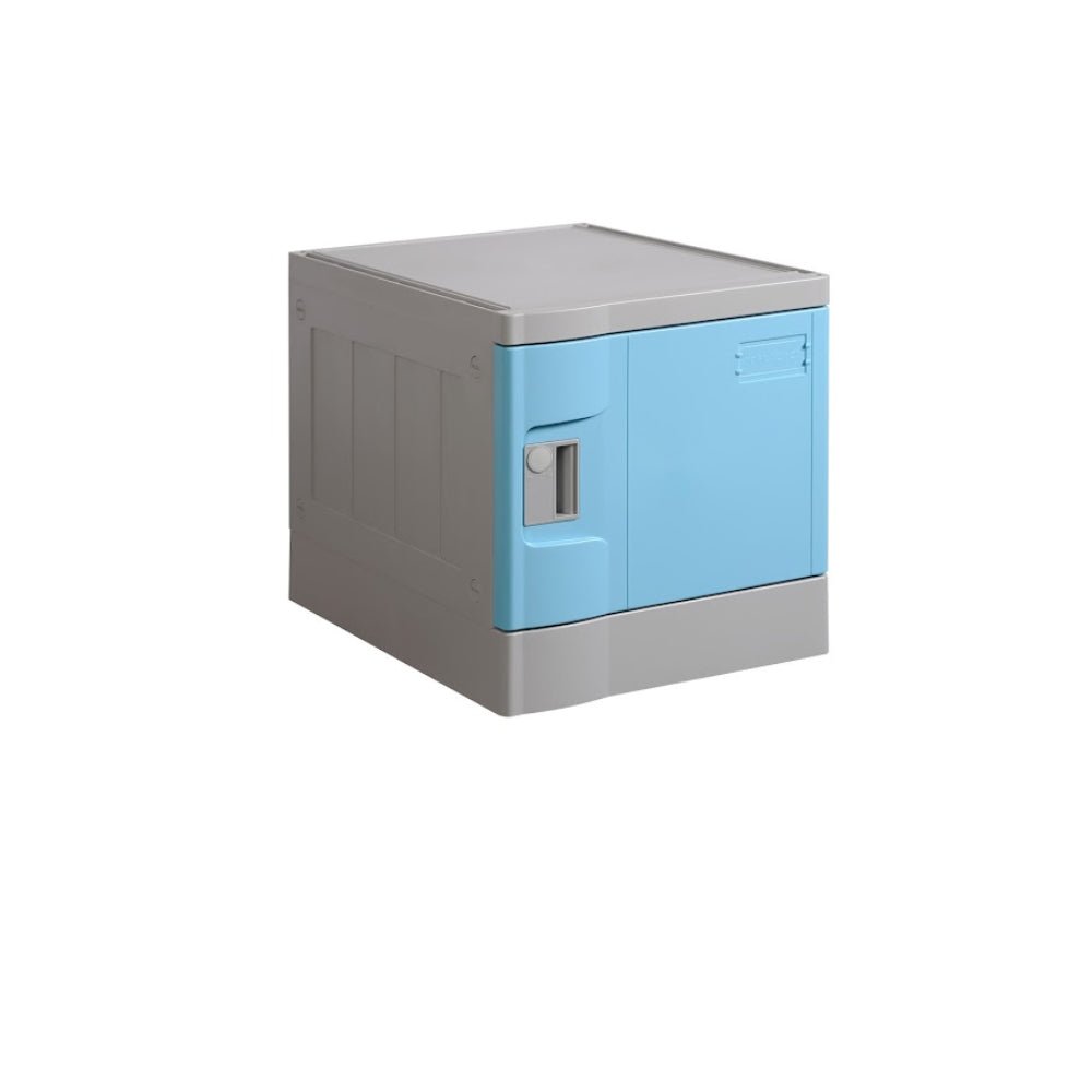 ABS Plastic Locker 1 Door Light Blue 380x500x390mm - Office Furniture Designs
