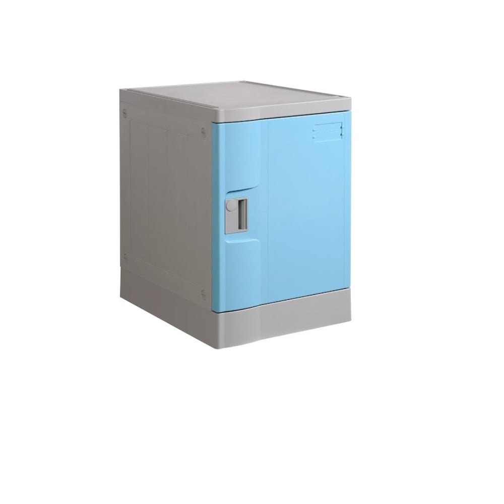 ABS Plastic Locker 1 Door Light Blue 380x500x545mm - Office Furniture Designs