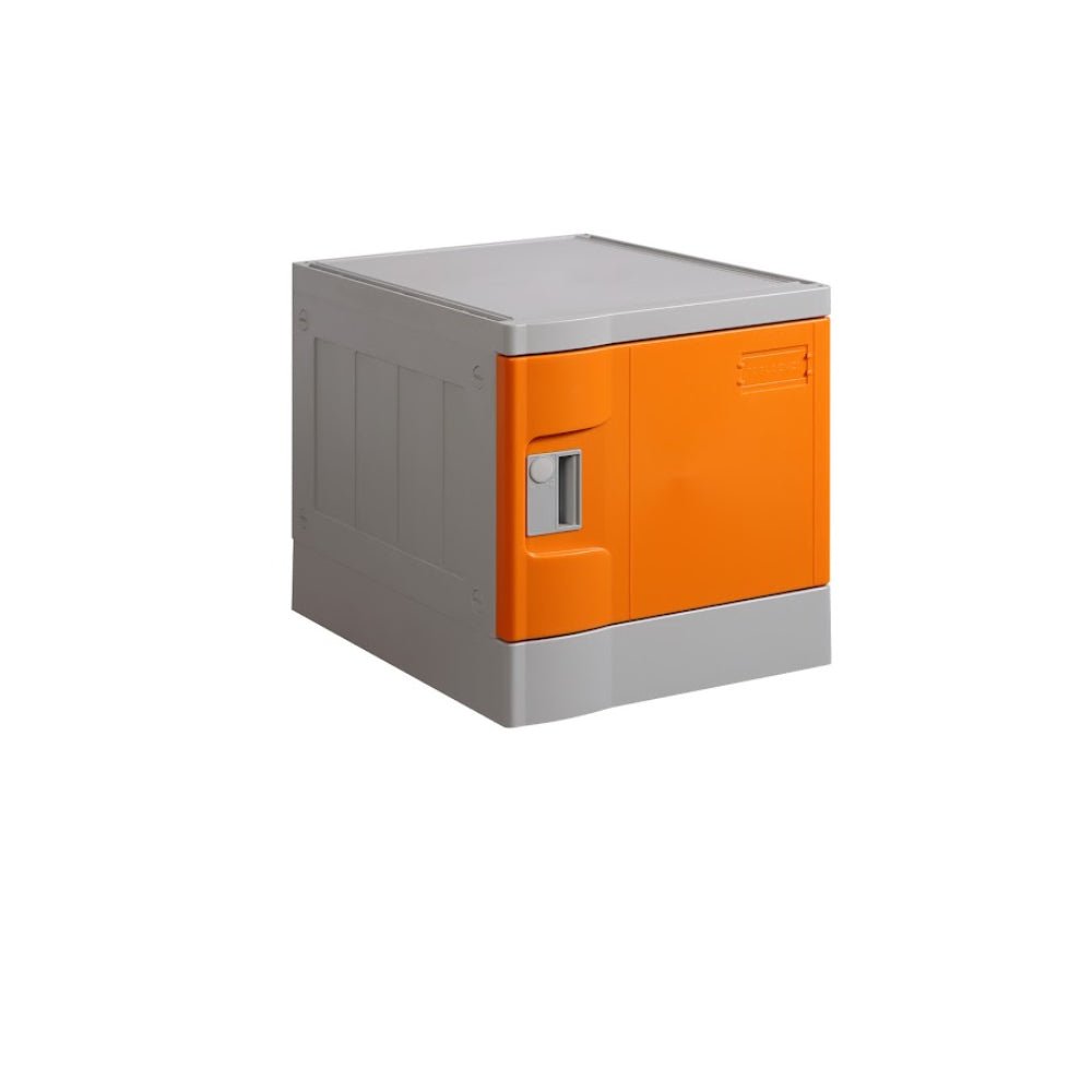 ABS Plastic Locker 1 Door Orange 380x500x390mm | Office Furniture Designs