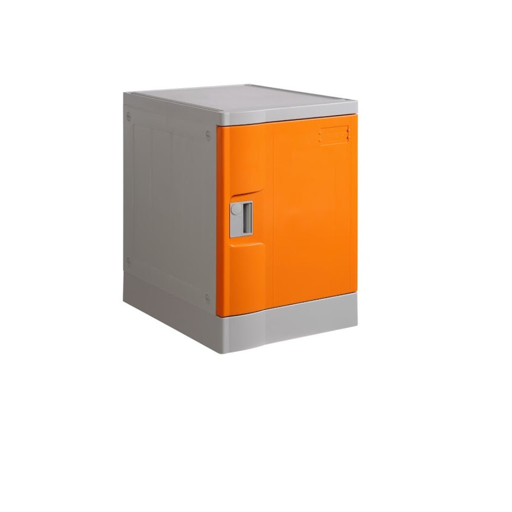 ABS Plastic Locker 1 Door Orange 380x500x545mm - Office Furniture Designs