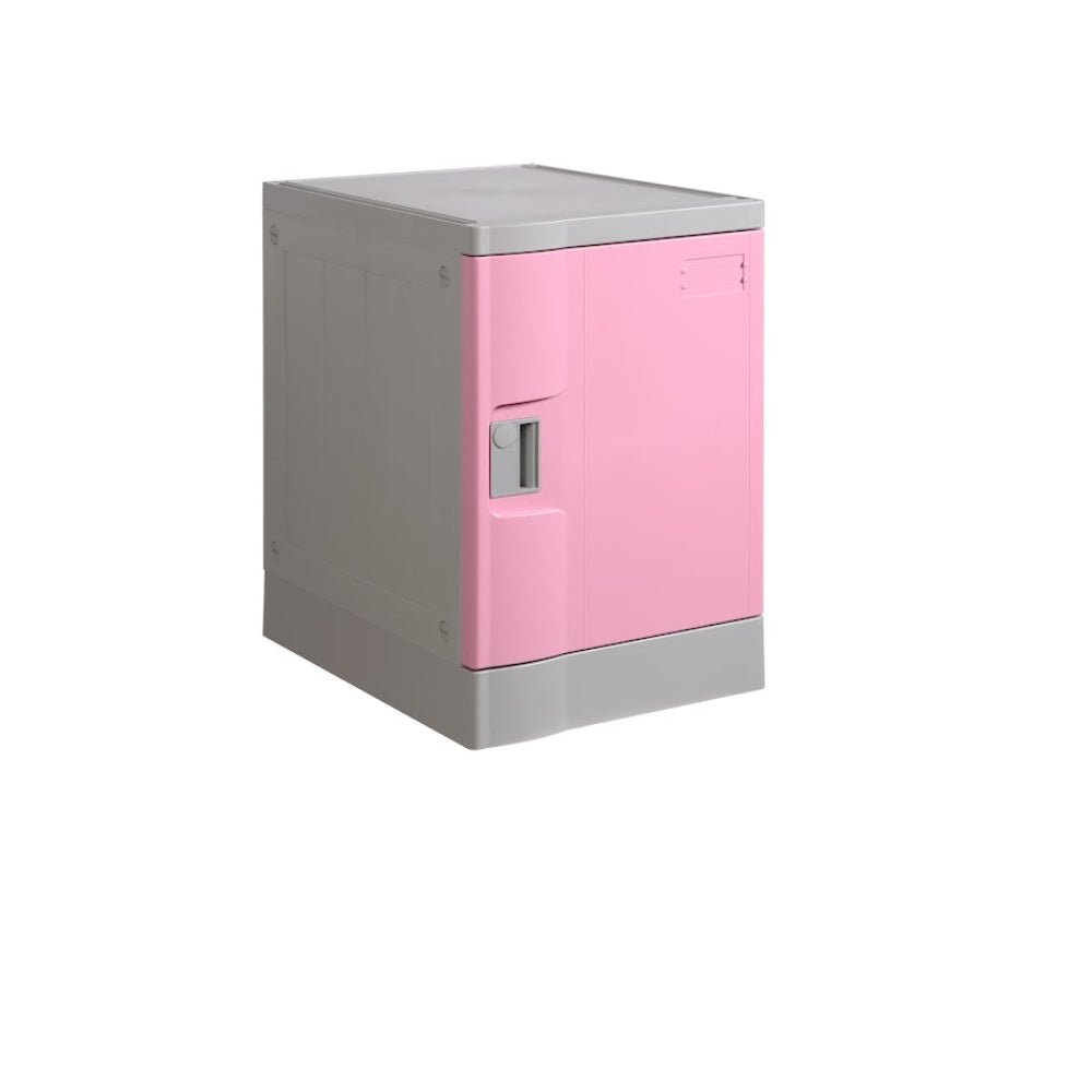 ABS Plastic Locker 1 Door Pink 380x500x545mm - Office Furniture Designs