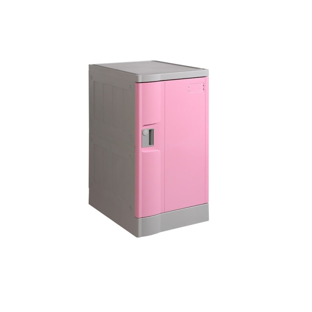 ABS Plastic Locker 1 Door Pink 380x500x700mm - Office Furniture Designs