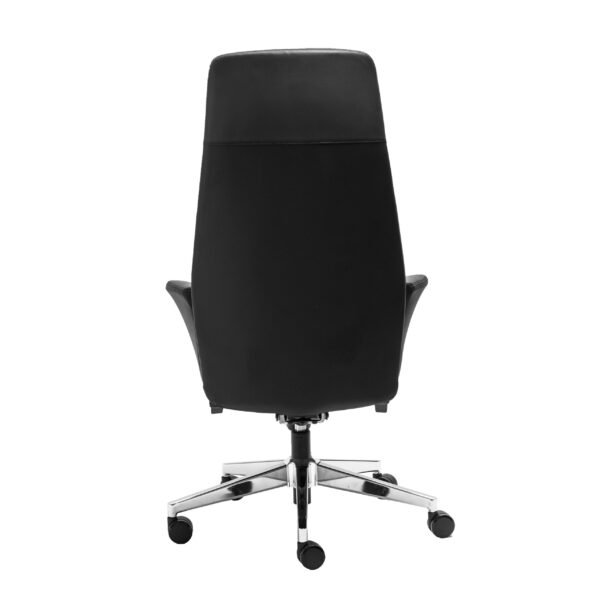 Accord Executive Chair Black Leather High Back Black | Office Furniture Designs