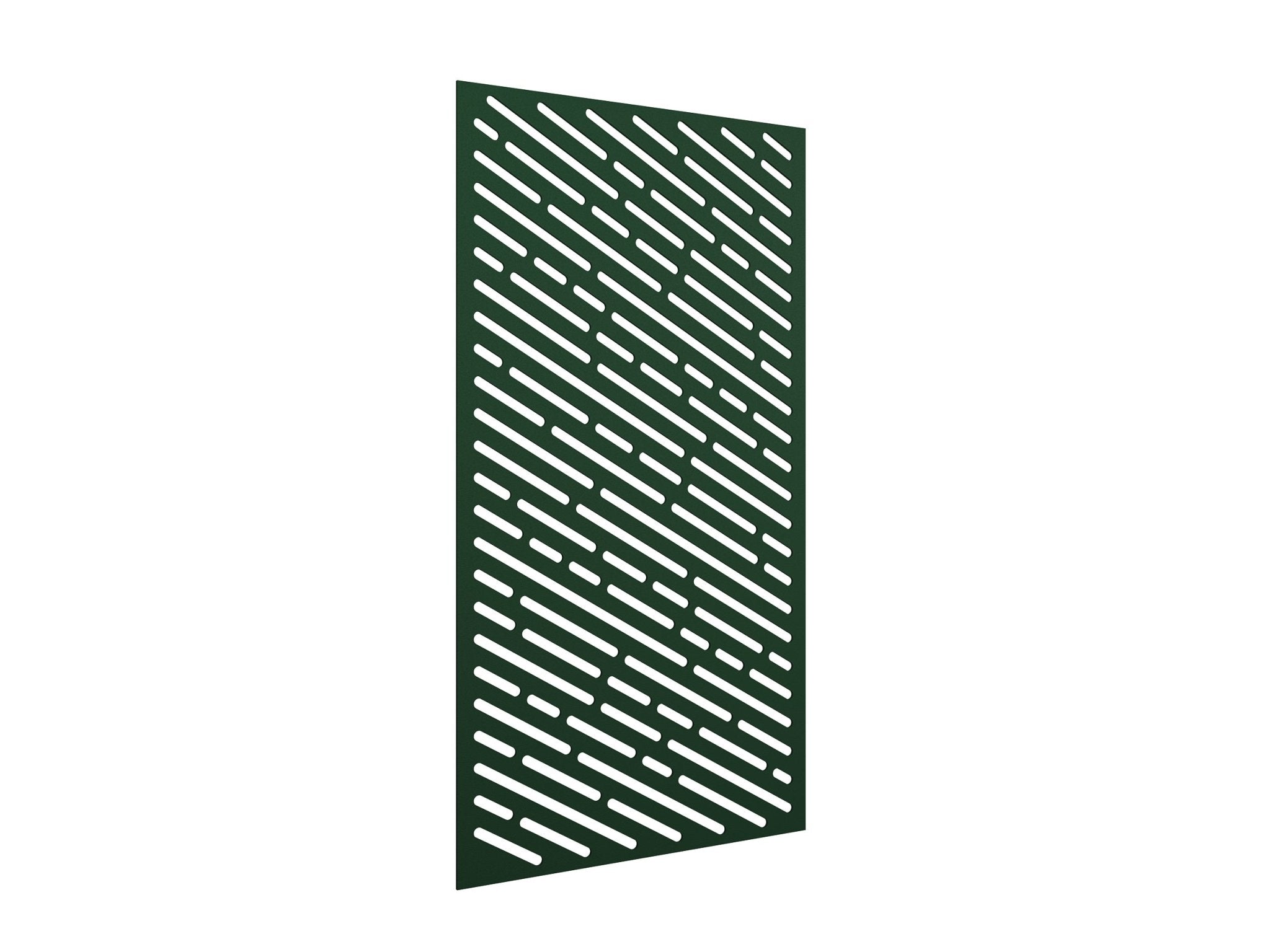 AcoustiQ Hanging Panels - Angle Slots Dark Green | Office Furniture Designs