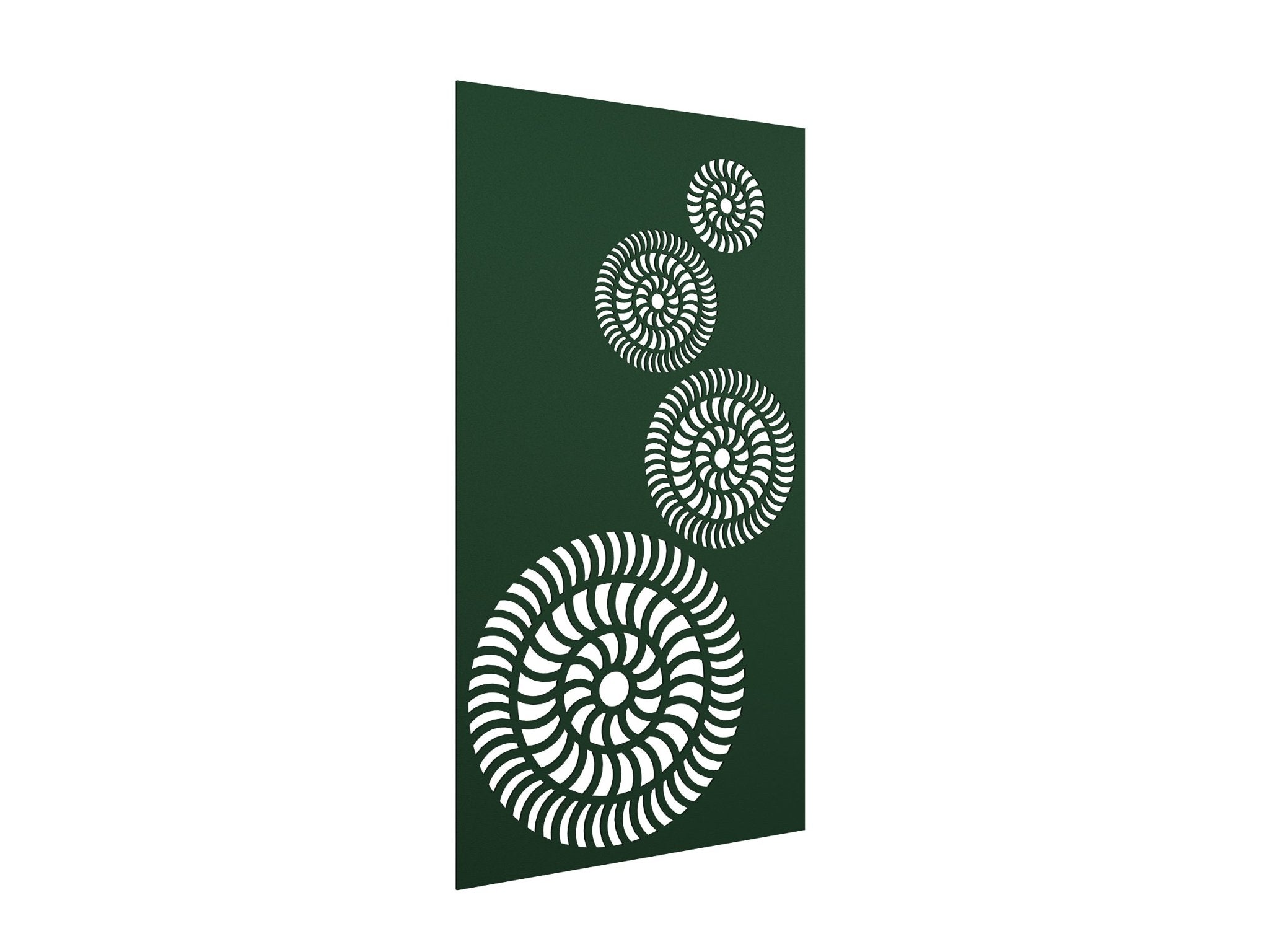 AcoustiQ Hanging Panels - Swirls Dark Green | Office Furniture Designs