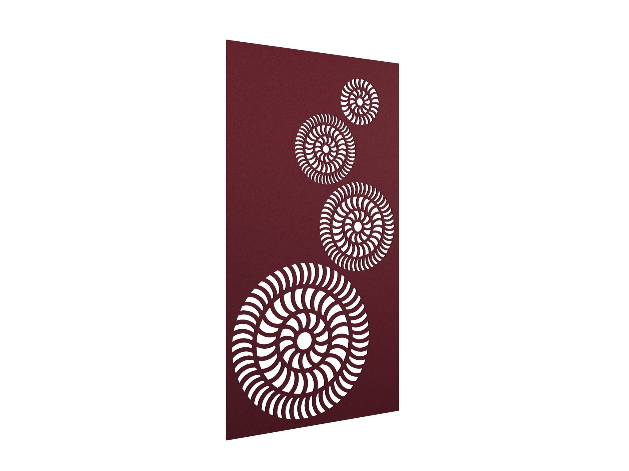 AcoustiQ Hanging Panels - Swirls Maroon | Office Furniture Designs