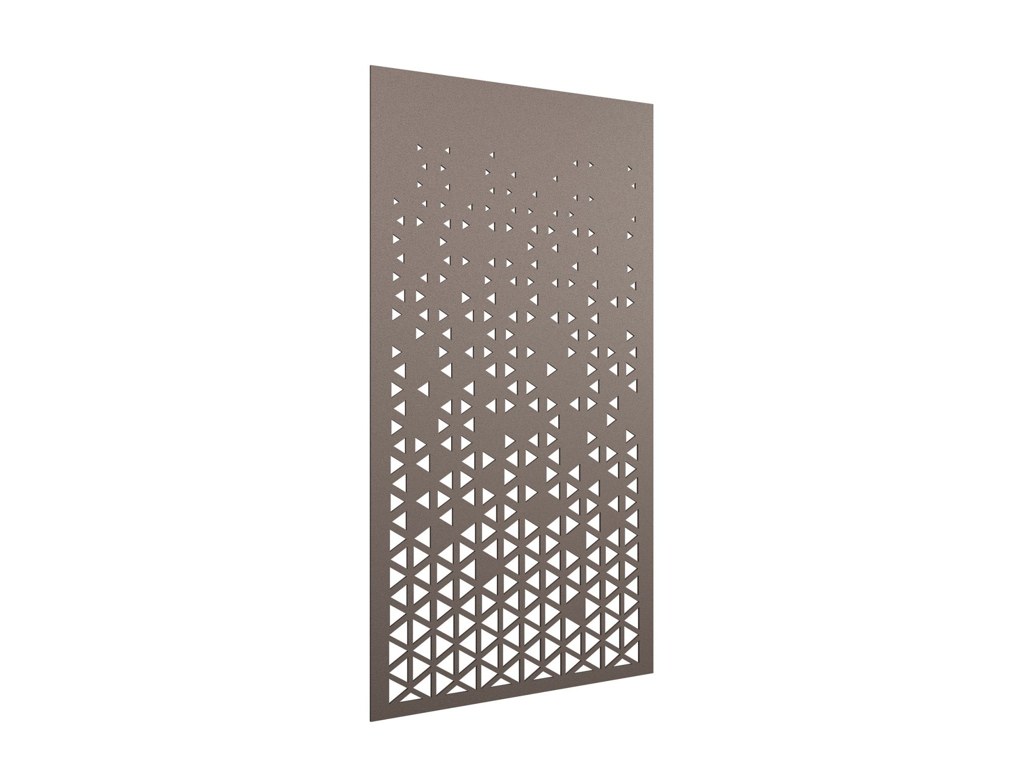 AcoustiQ Hanging Panels - Triangles Dark Beige | Office Furniture Designs