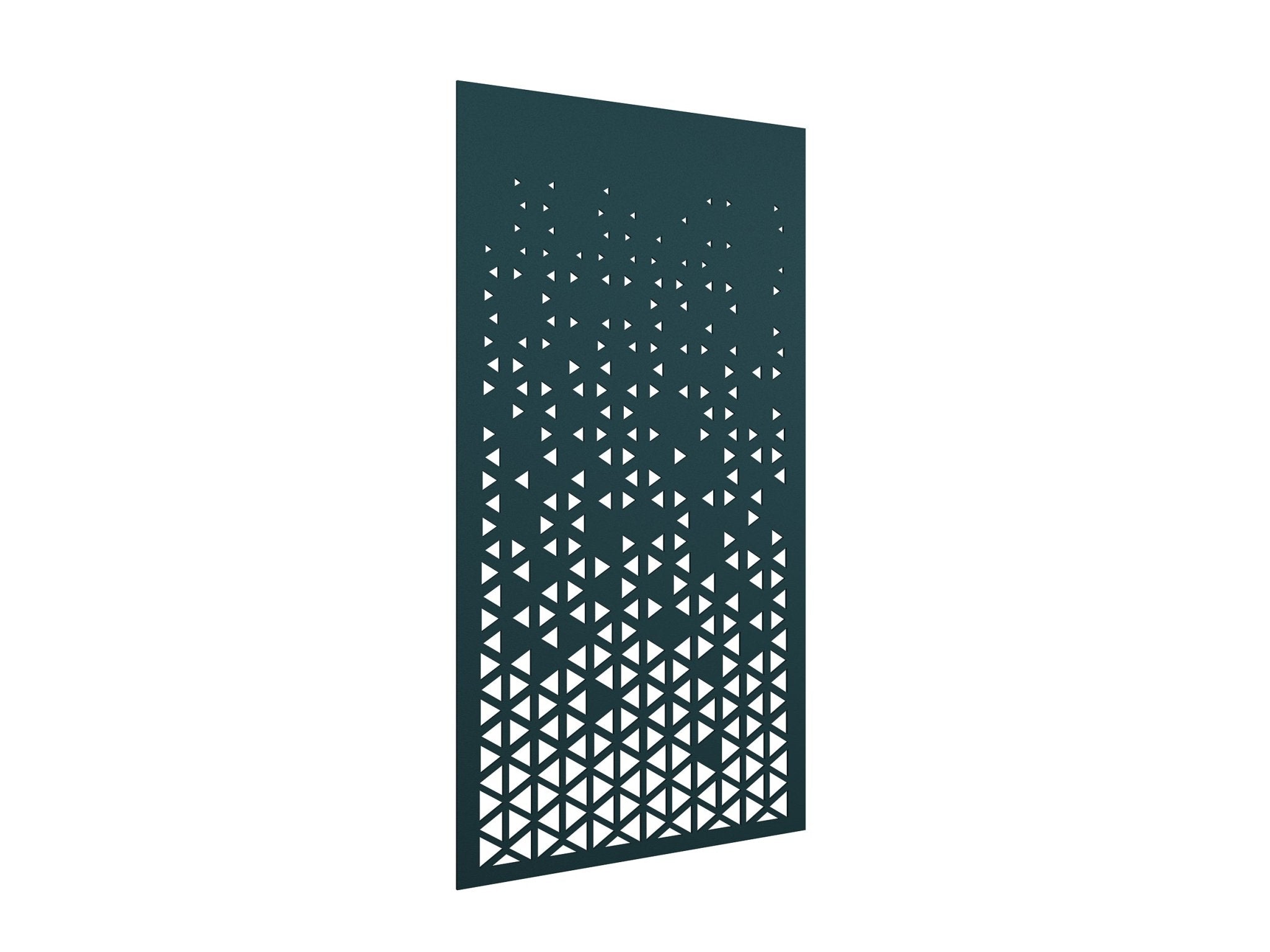AcoustiQ Hanging Panels - Triangles Peacock Green | Office Furniture Designs