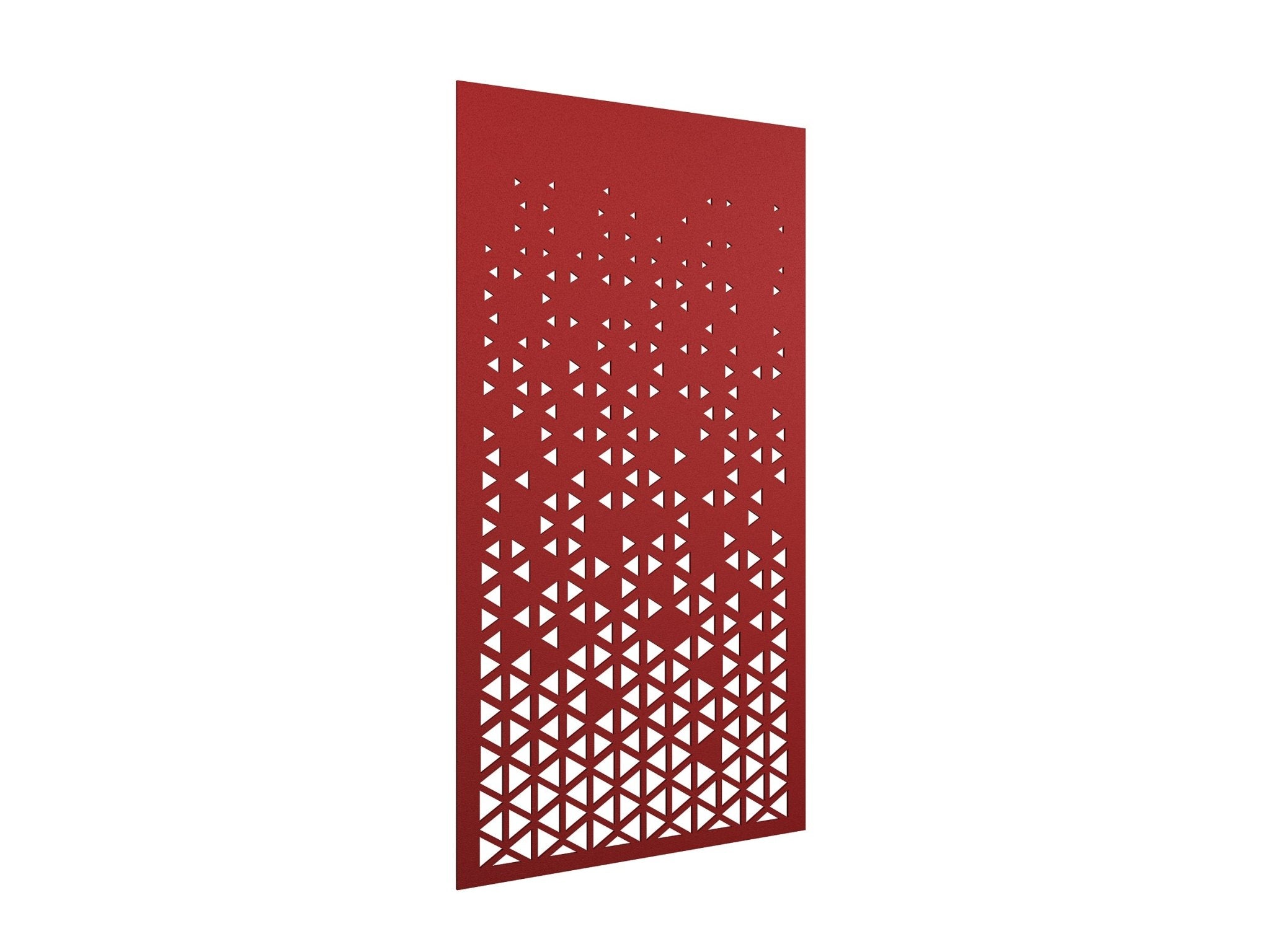 AcoustiQ Hanging Panels - Triangles Red | Office Furniture Designs