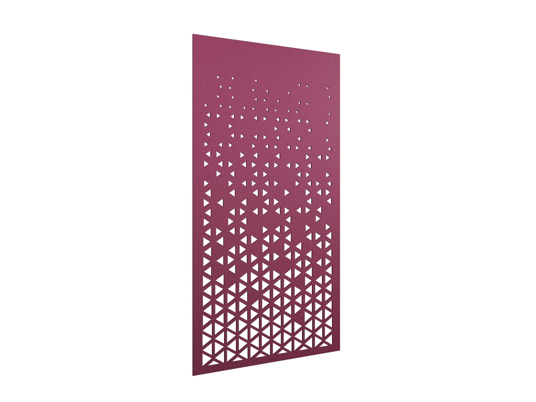 AcoustiQ Hanging Panels - Triangles Royal Pink | Office Furniture Designs