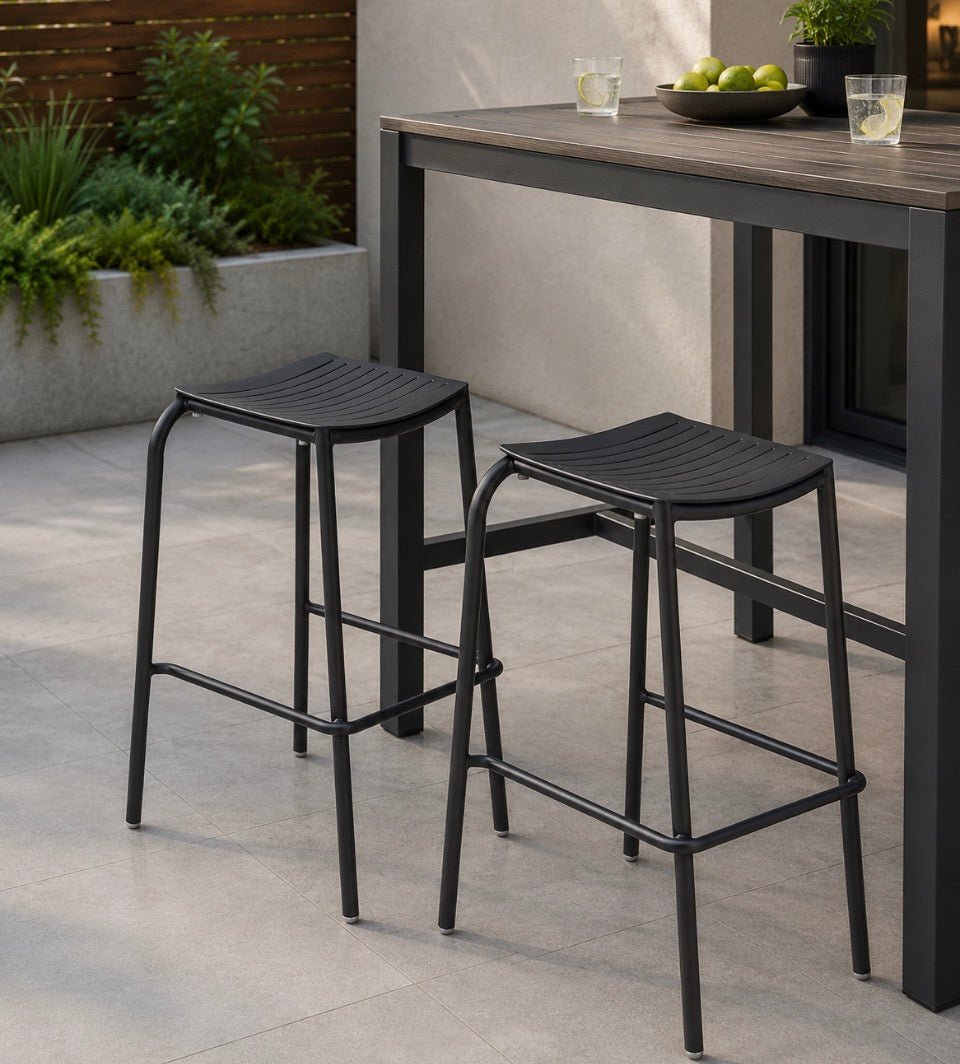All Weather Bar Stool 75 White | Office Furniture Designs