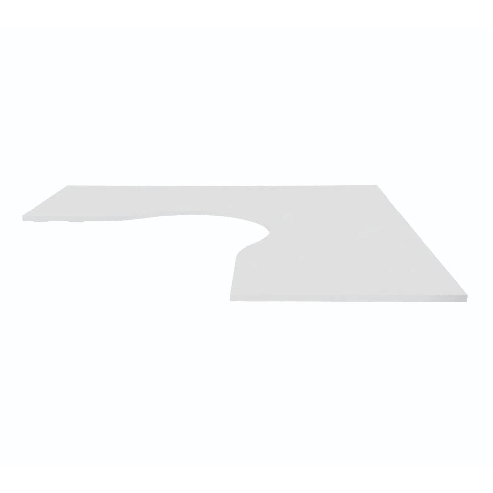 Arise Corner Workstation Desk Top Only White 2100W x 2100H White | Office Furniture Designs