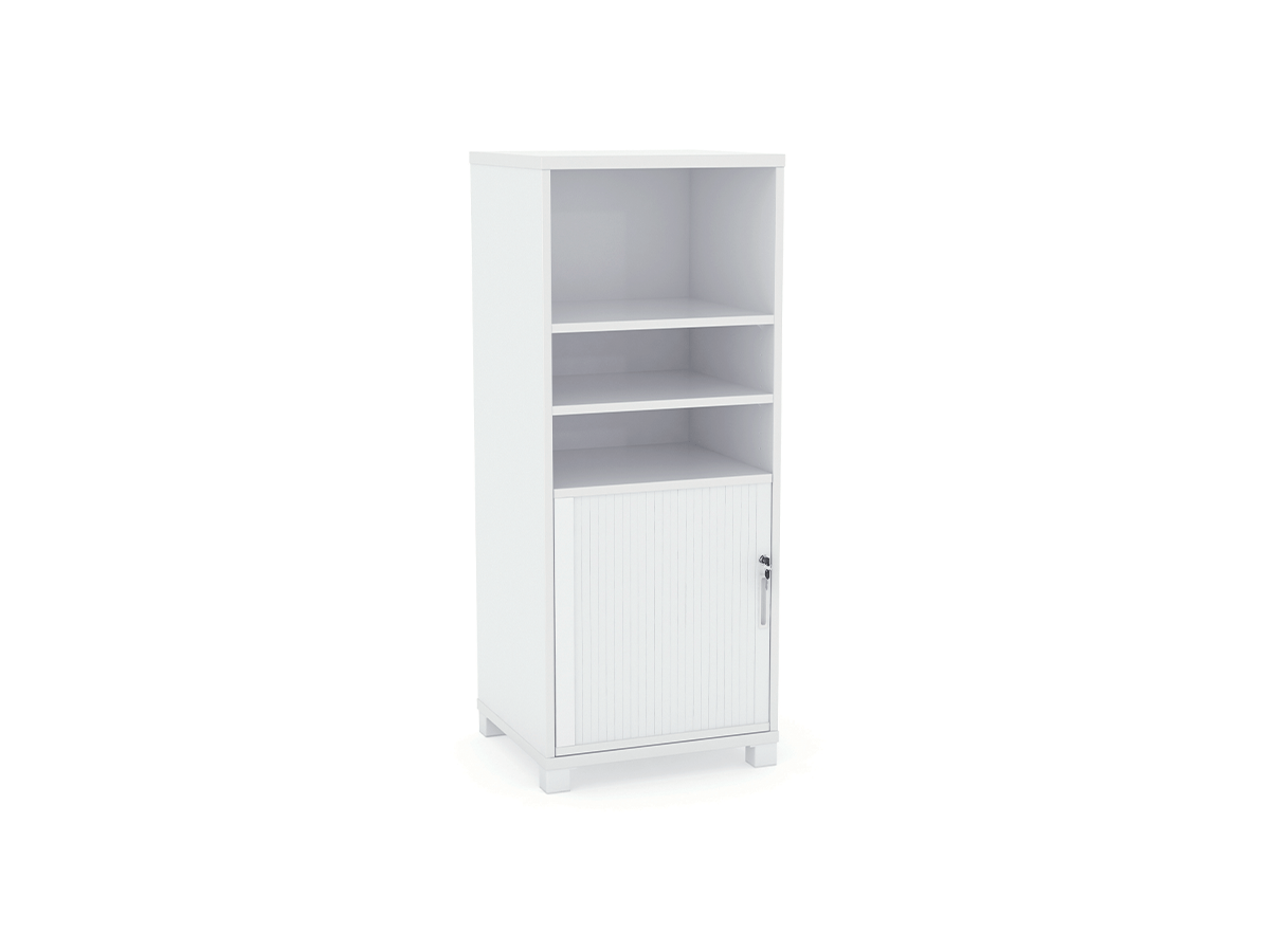 Axis Tower Bookcase Tambour Insert | Office Furniture Designs