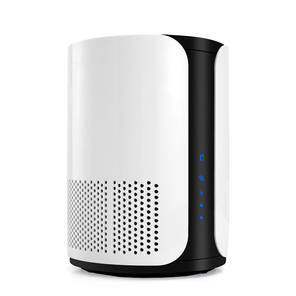 BreatheEasy Desk Top Personal Air Purifier White White | Office Furniture Designs
