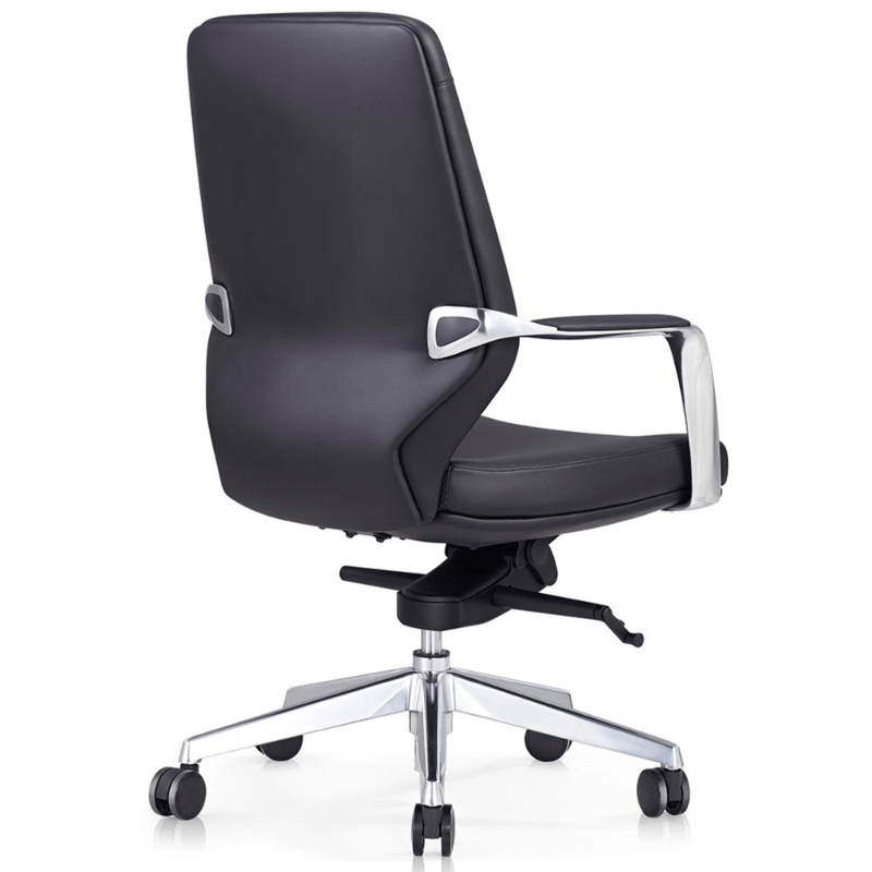 Brighton Executive Chair Medium Back Black | Office Furniture Designs