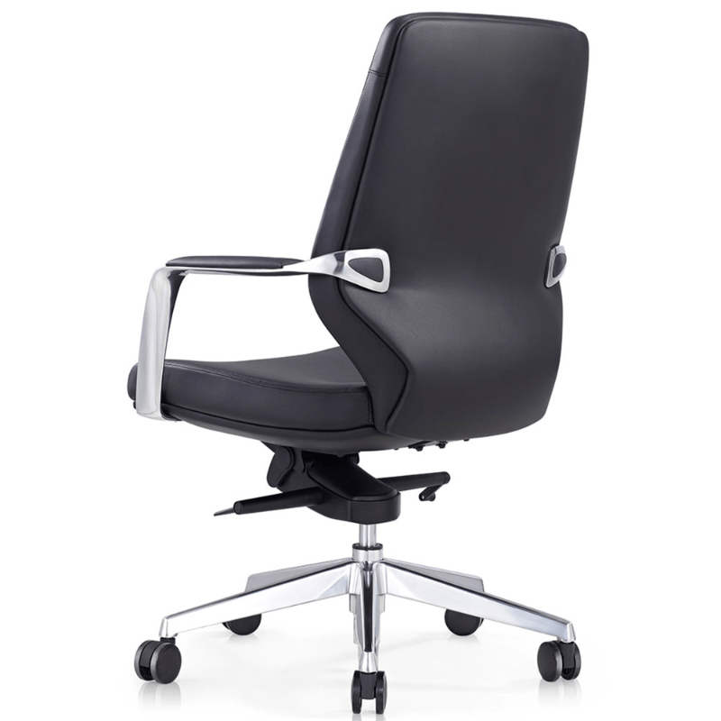 Brighton Executive Chair Medium Back Black | Office Furniture Designs