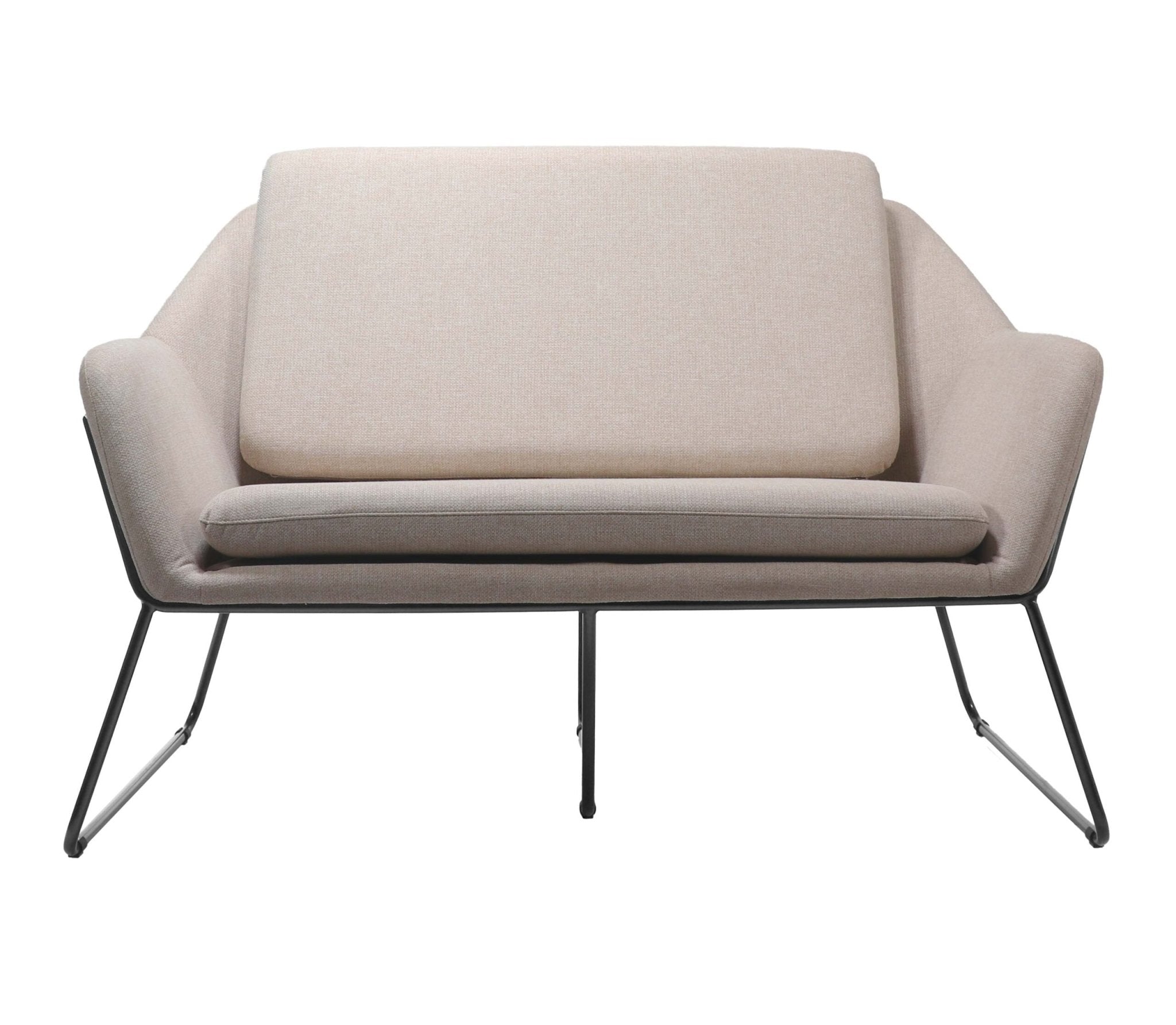 Cardinal Lounge Chair Double Seater Stone | Office Furniture Designs