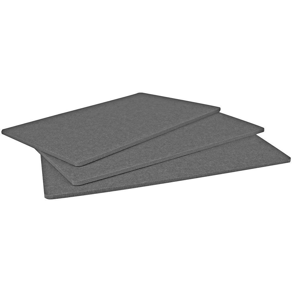 Clean Screen Desktop Dividers 1700W x 9D x 350mmH 1700W x 9D x 350H Charcoal | Office Furniture Designs