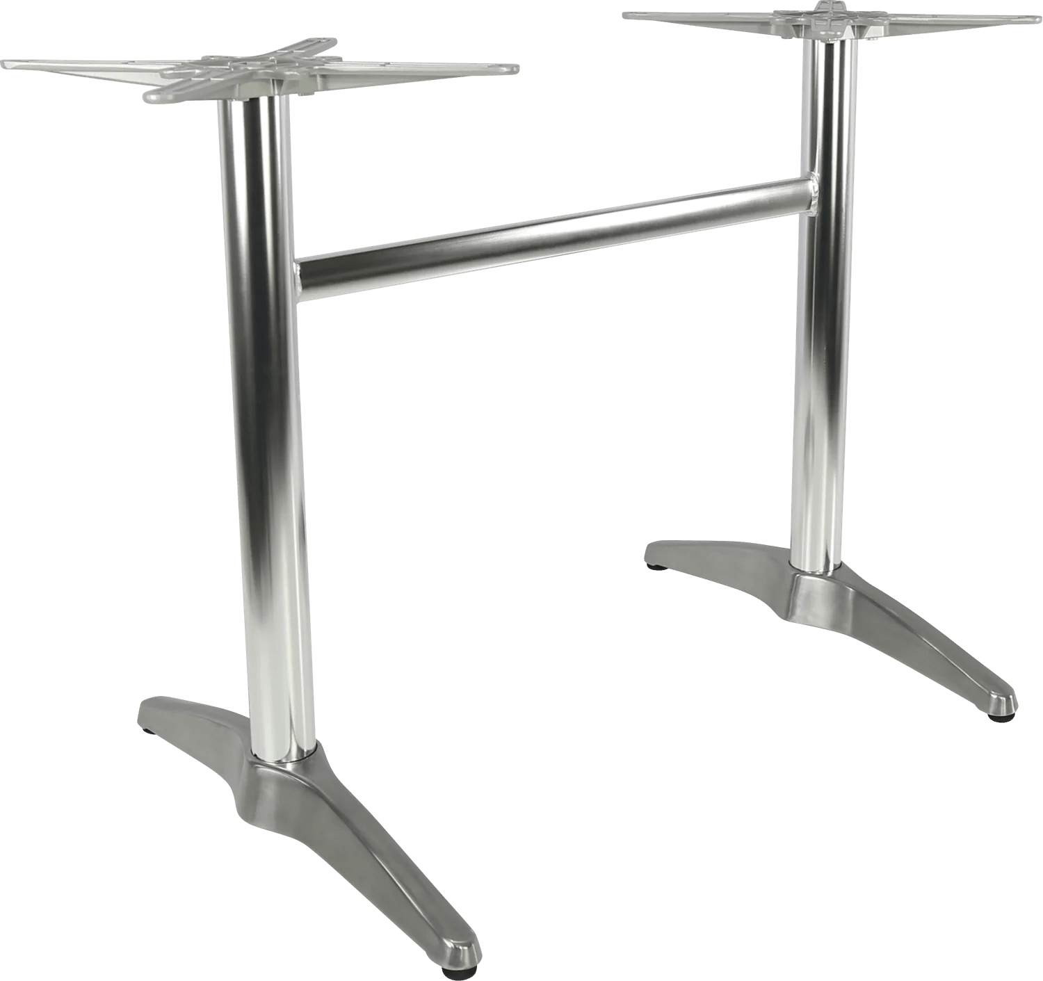 Durafurn Astoria Twin Table Base Aluminium | Office Furniture Designs