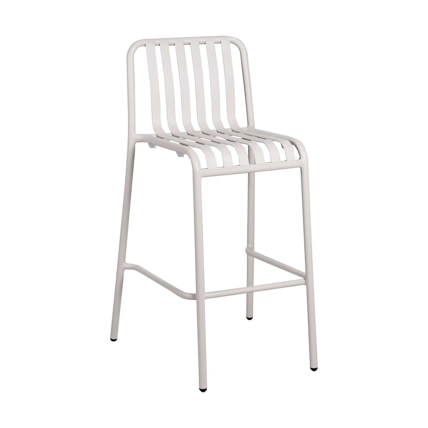 Durafurn Bordeaux 750mm Barstool White | Office Furniture Designs