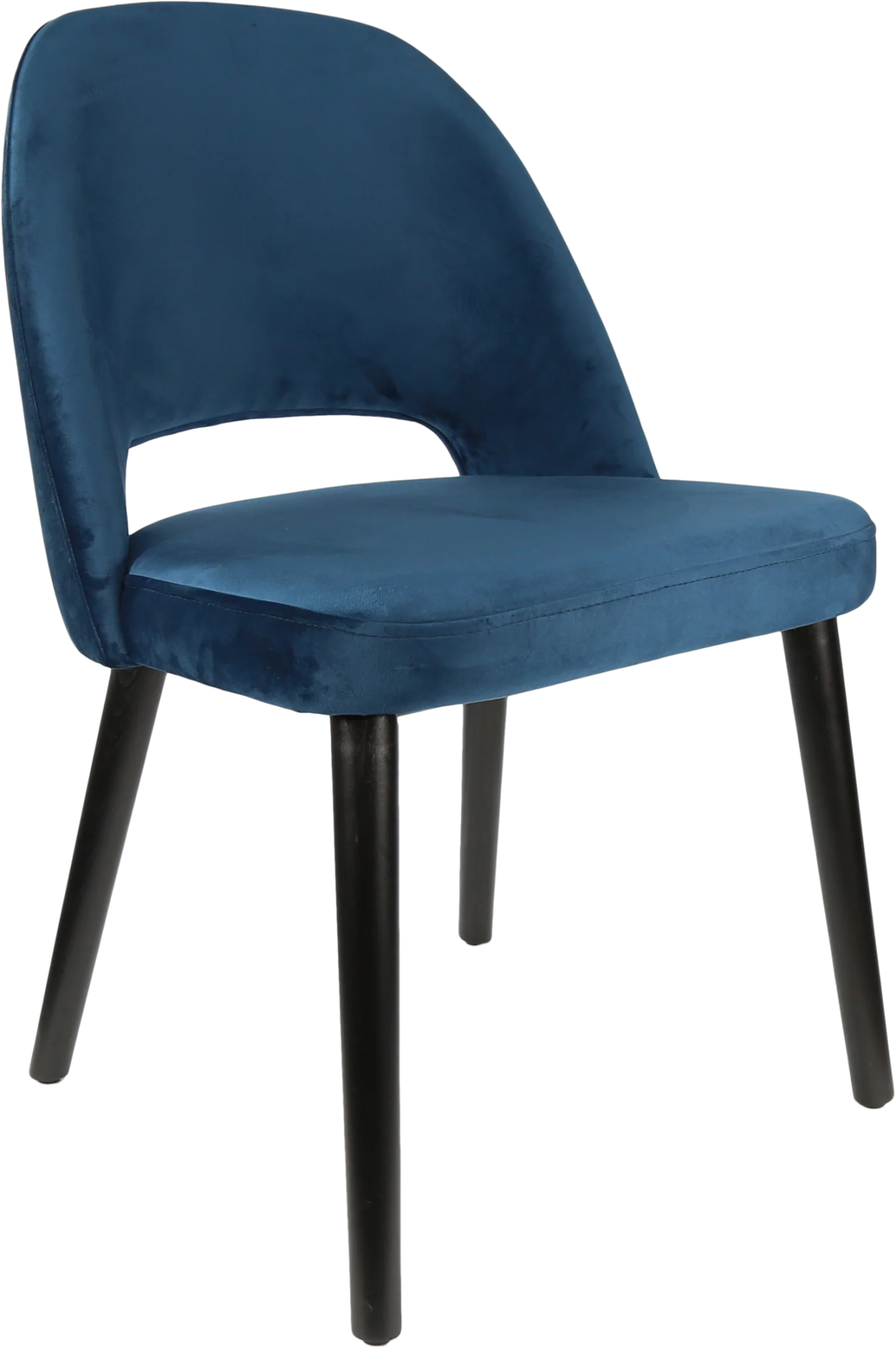 Durafurn Semifreddo Chair Black Denim Velvet | Office Furniture Designs