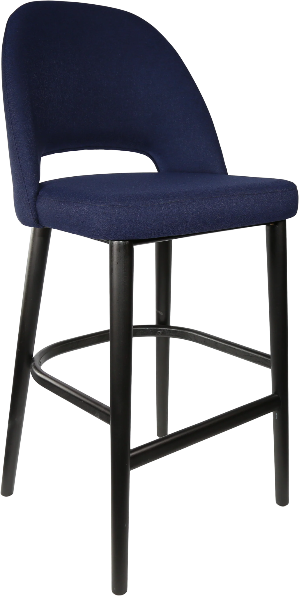 Durafurn Semifreddo Stool Black Navy Fabric | Office Furniture Designs