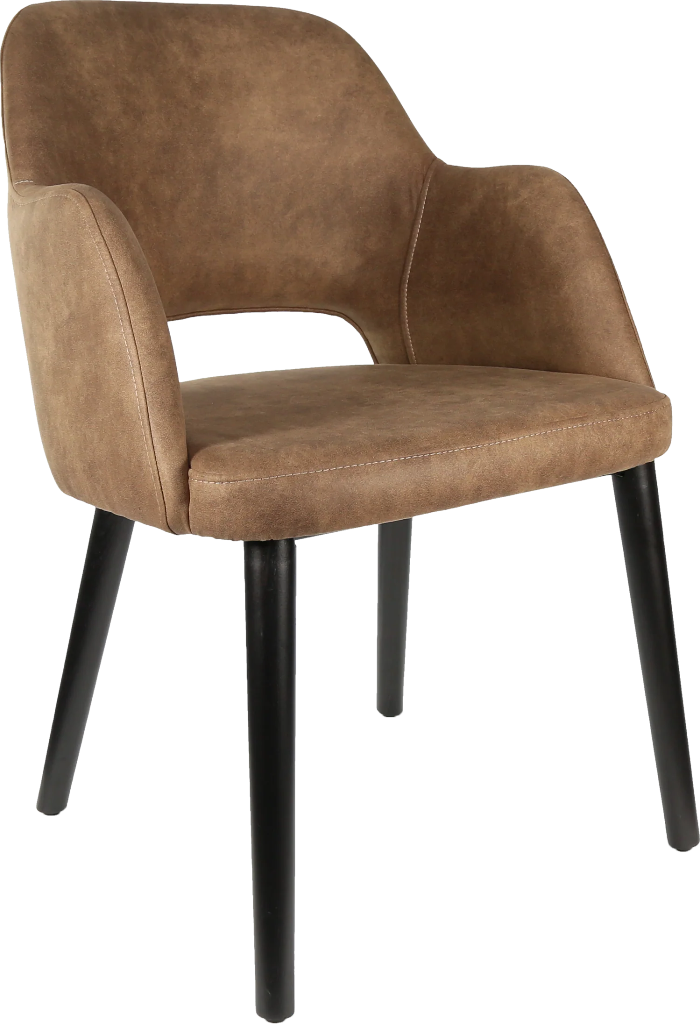 Durafurn Sorbet Chair Black Mocha Fabric | Office Furniture Designs