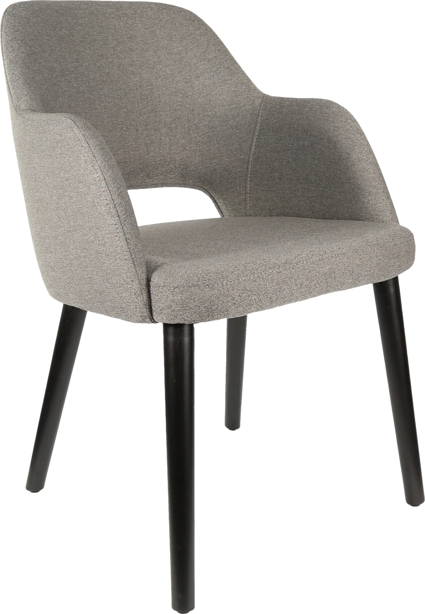 Durafurn Sorbet Chair Black Taupe Fabric | Office Furniture Designs