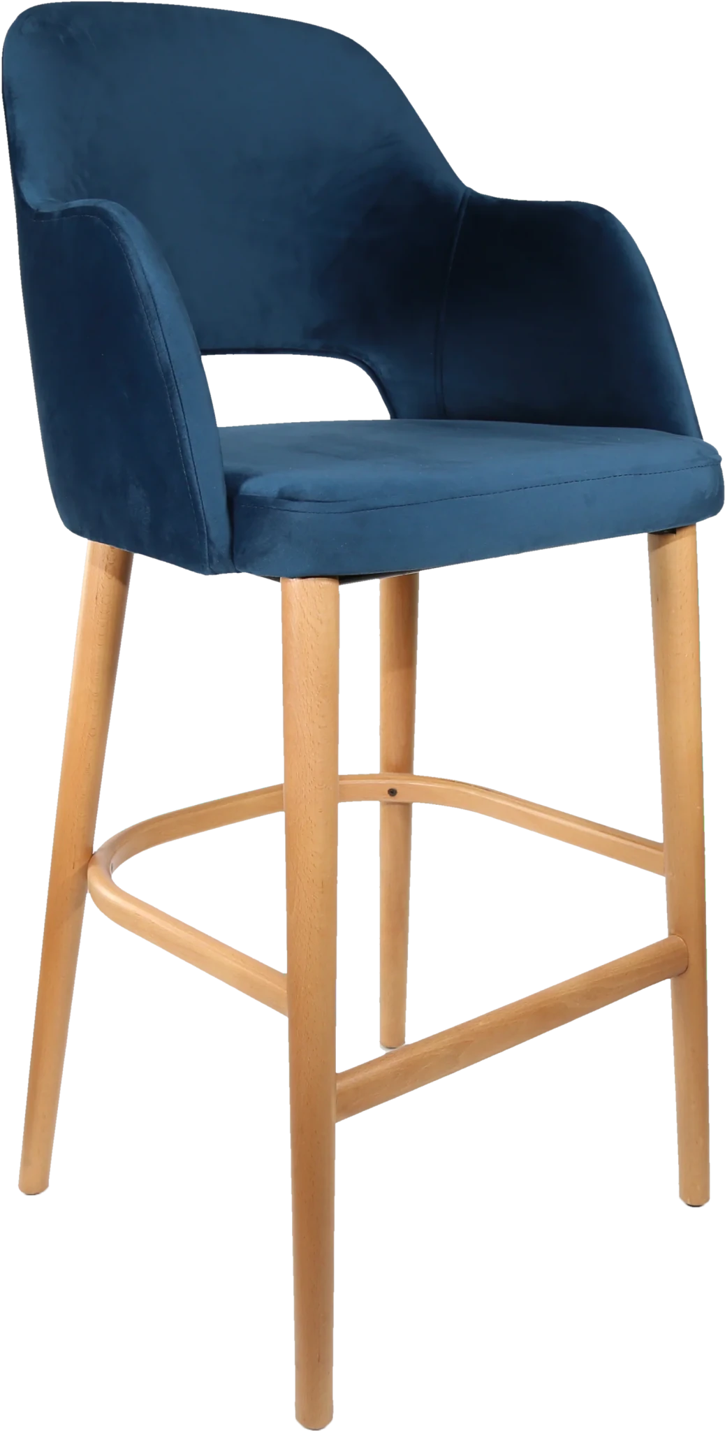 Durafurn Sorbet Stool Trojan Oak Denim | Office Furniture Designs