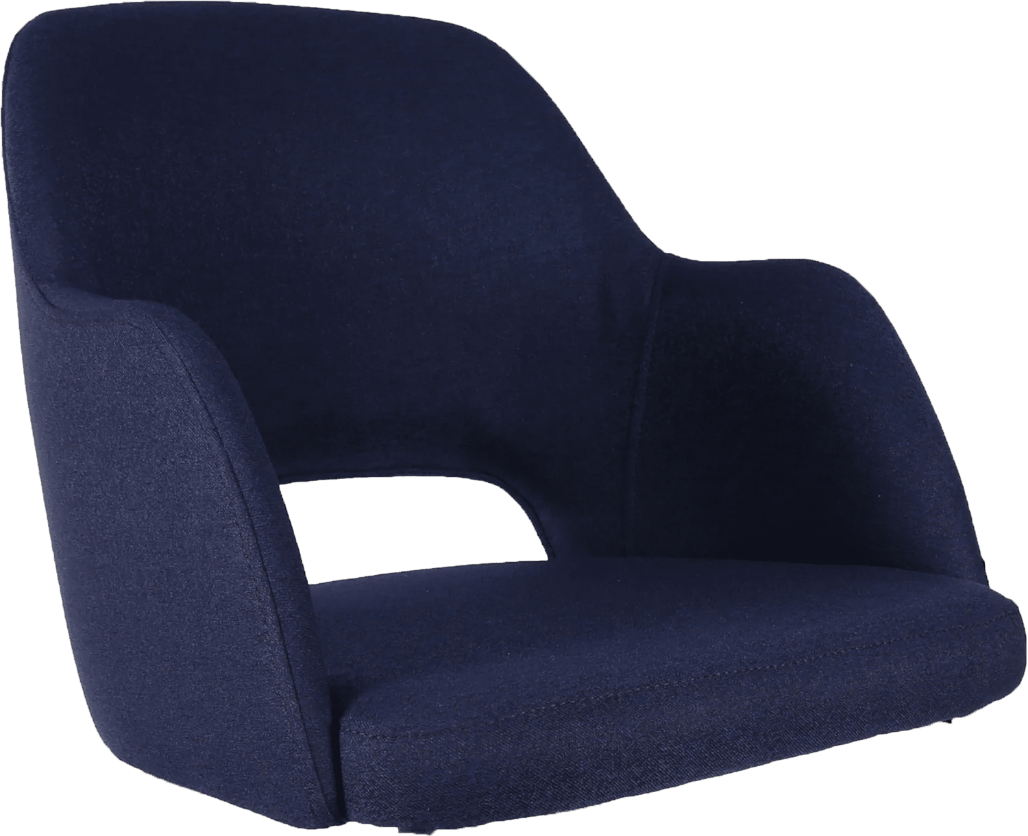 Durafurn Sorbet Upholstered Shell Navy Fabric | Office Furniture Designs