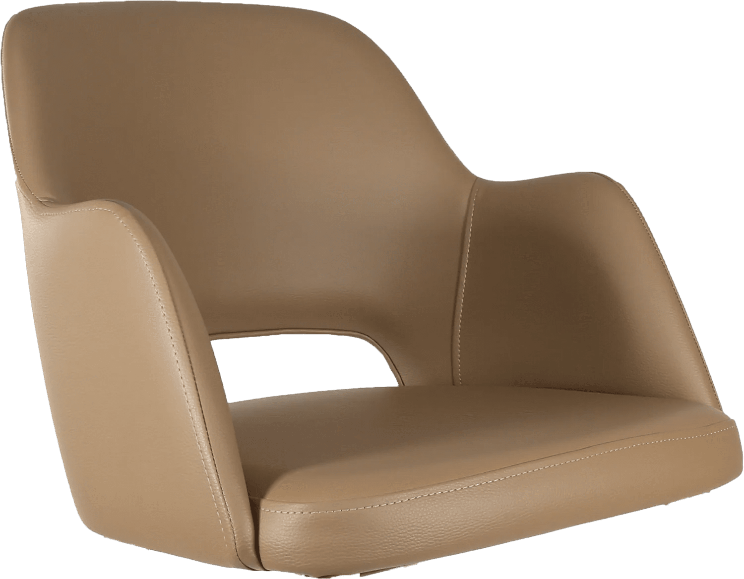 Durafurn Sorbet Upholstered Shell Taupe Vinyl | Office Furniture Designs