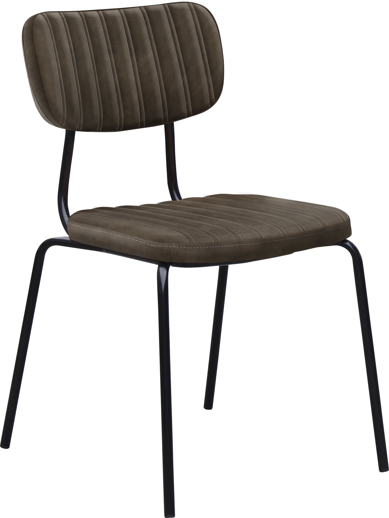 Durafurn Tiramisu Chair Black Frame Charcoal Fabric | Office Furniture Designs