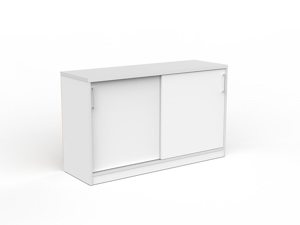 EkoSystem Credenza 720x1200x400mm White | Office Furniture Designs