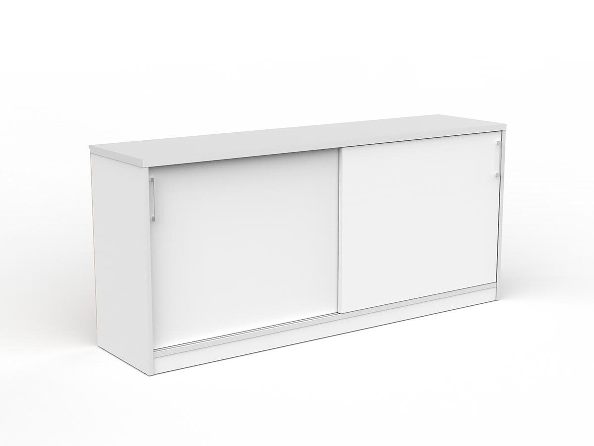 EkoSystem Credenza 720x1600x400mm White | Office Furniture Designs