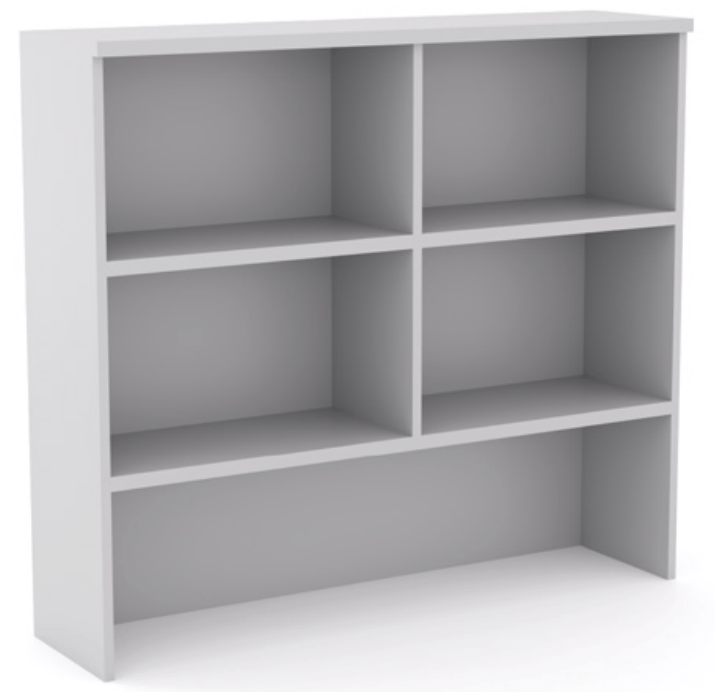 EkoSystem Hutch 1200x1070x315mm White | Office Furniture Designs