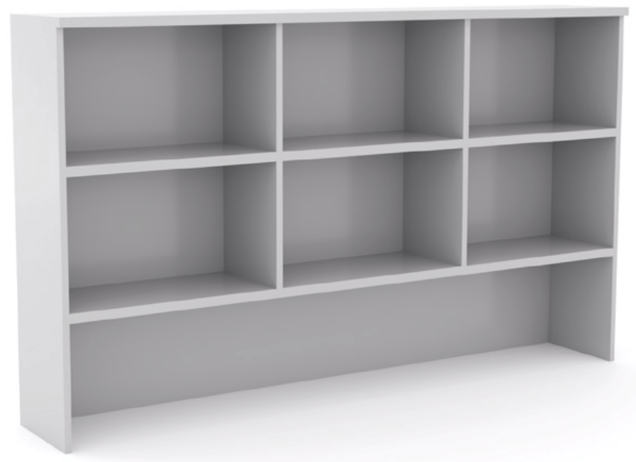 EkoSystem Hutch 1800x1070x315mm White | Office Furniture Designs