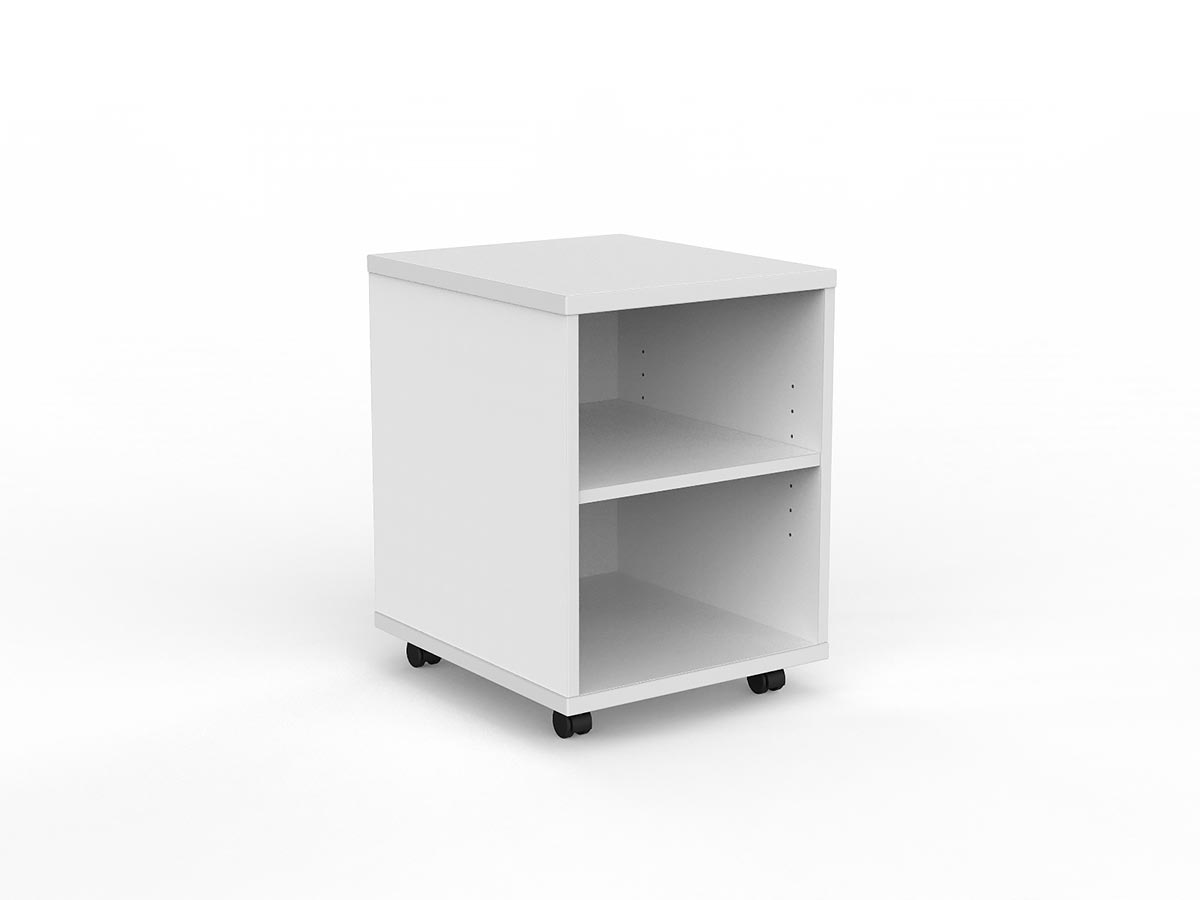 EkoSystem Mobile Bookcase Base White | Office Furniture Designs