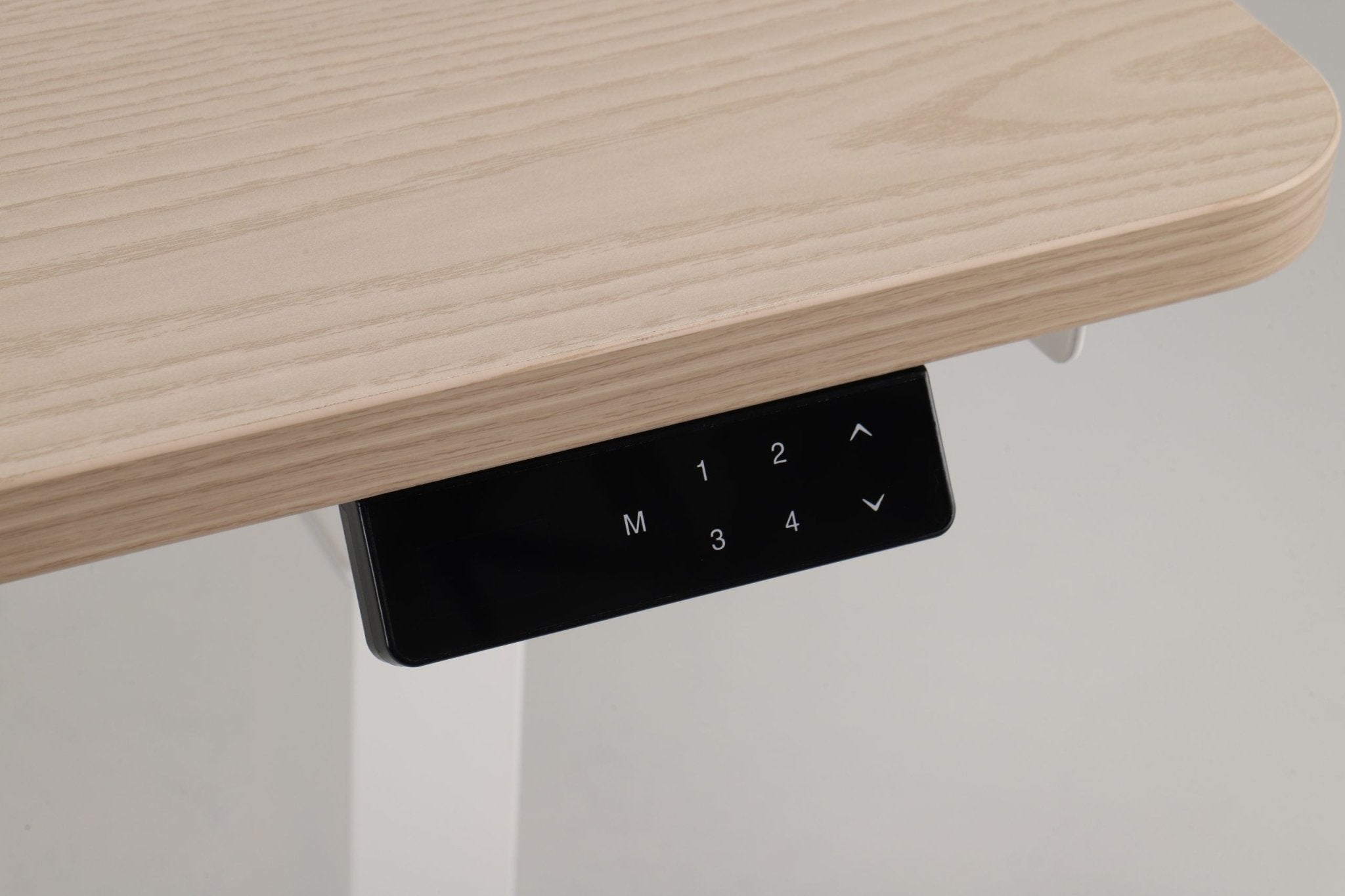 Electric Desk Frame with Twin Motors White White | Office Furniture Designs