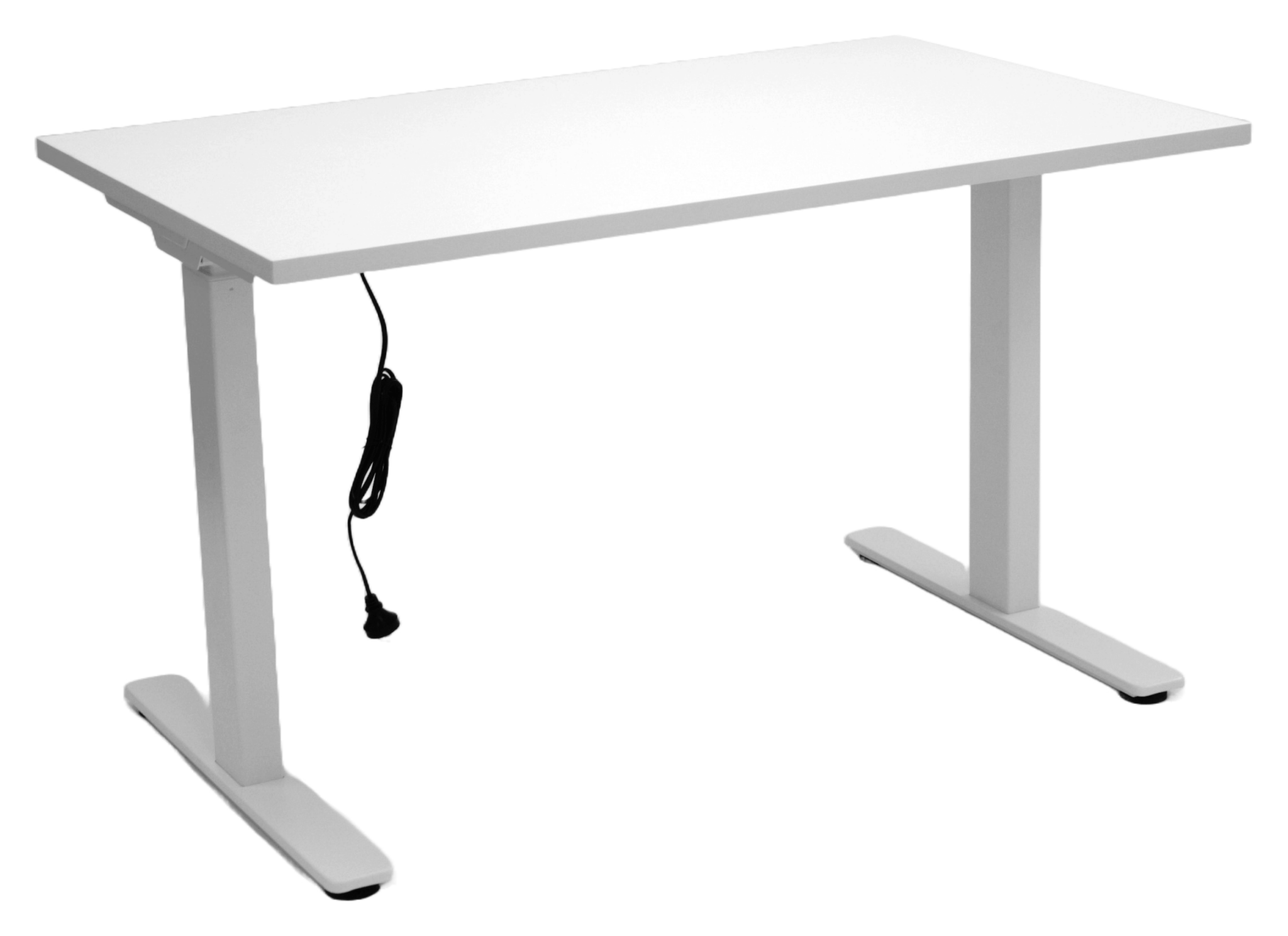ELEV8 Electric Sit To Stand Desk 1500W × 760 - 1160H × 750D mm White White | Office Furniture Designs