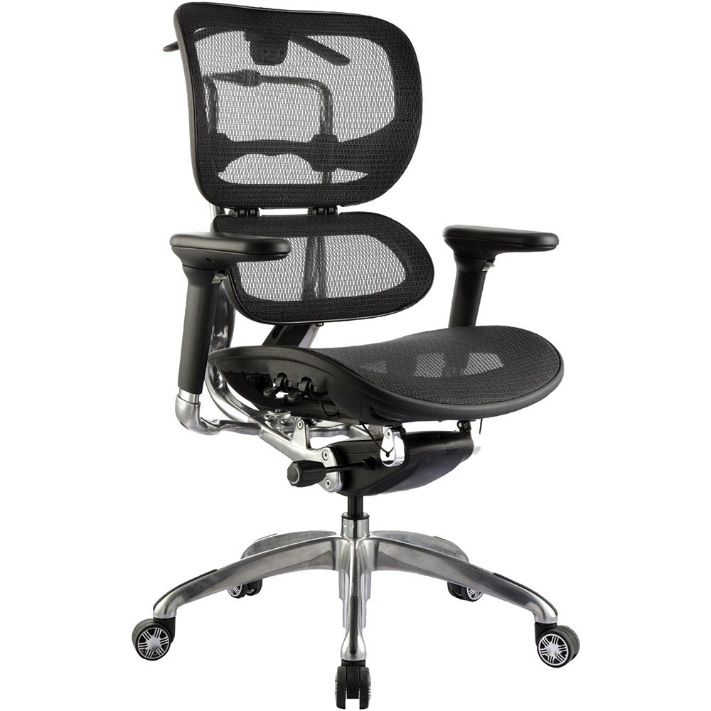 Ergo1 High Back Executive Chair High Back With Arms Black | Office Furniture Designs
