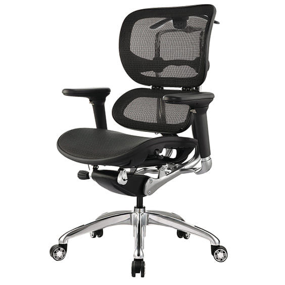 Ergo1 High Back Executive Chair High Back With Arms Black | Office Furniture Designs