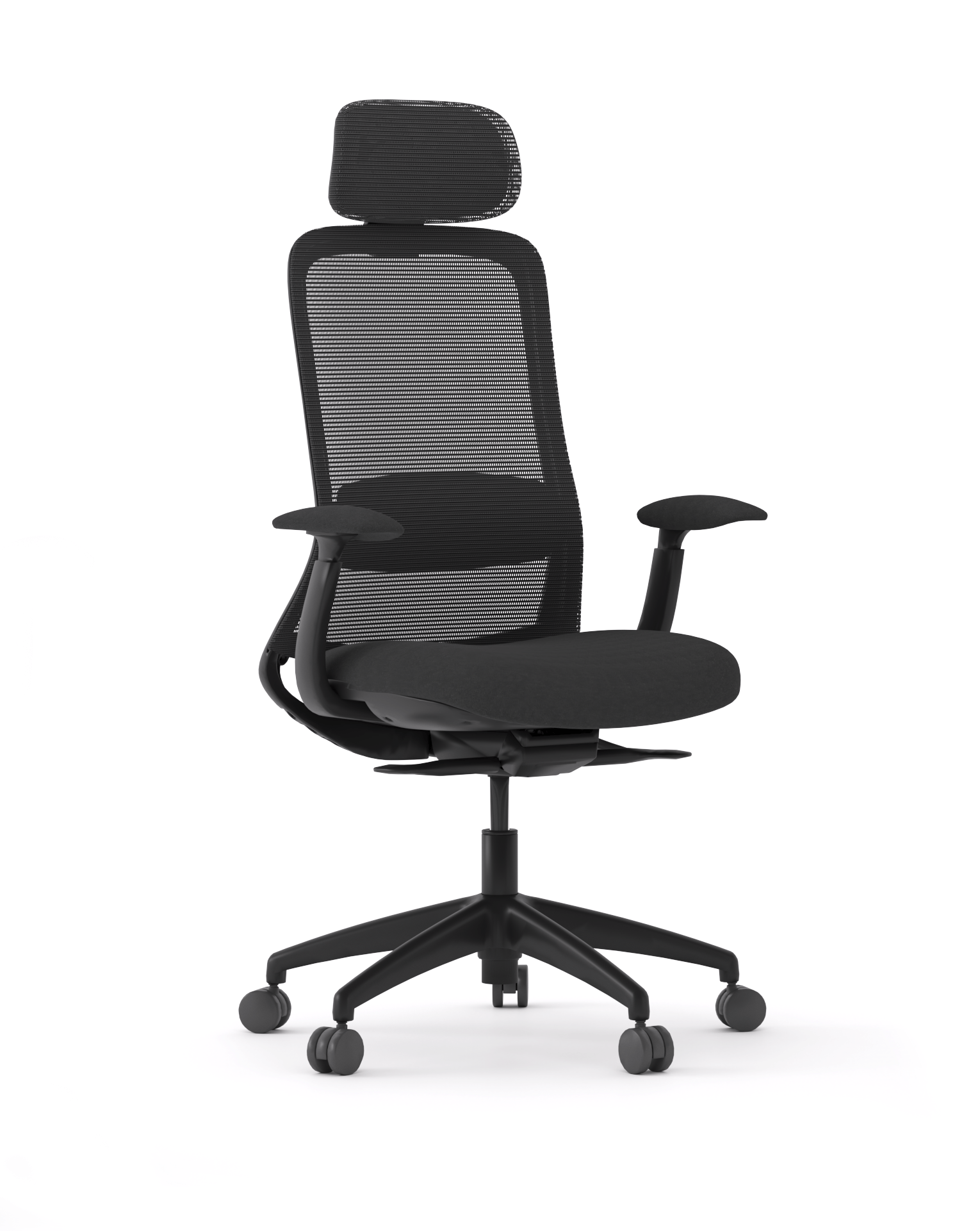 Flow Task Chair Headrest Only Black | Office Furniture Designs