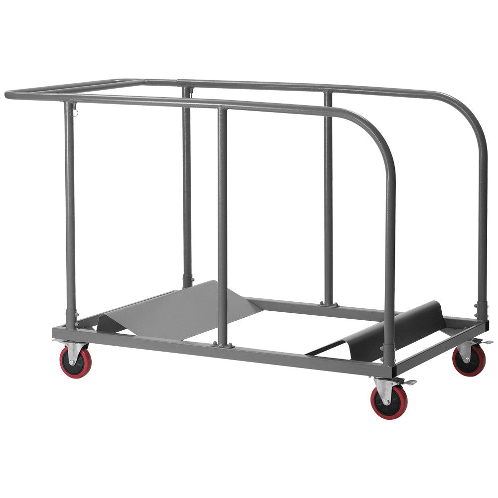 Fortress Planet Round Folding Table Trolley Light Grey Light Grey | Office Furniture Designs