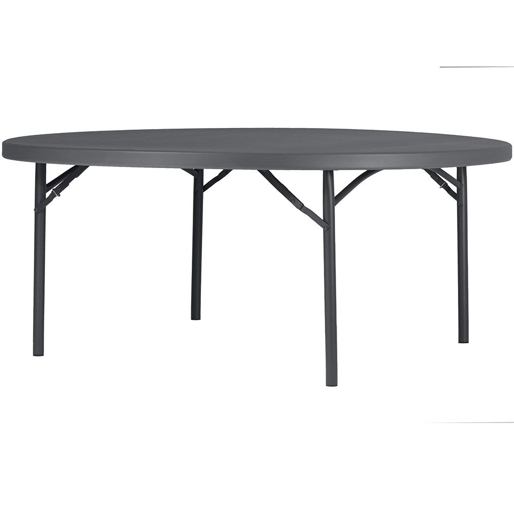 Fortress Plus Folding Table Dark Grey 1800 Diameter Planet Round Dark Grey | Office Furniture Designs