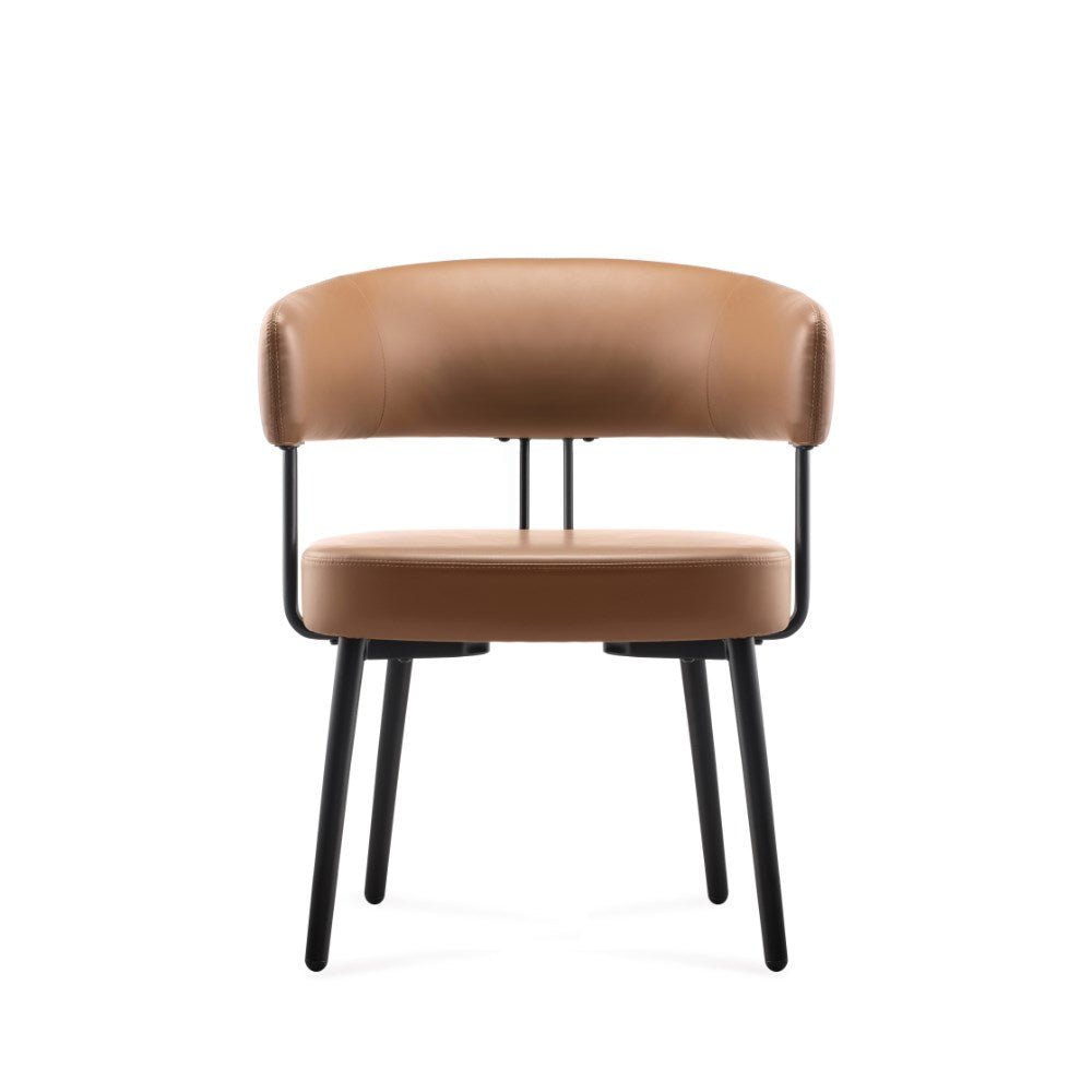 Hera Breakout Room Chair Black & Amber | Office Furniture Designs